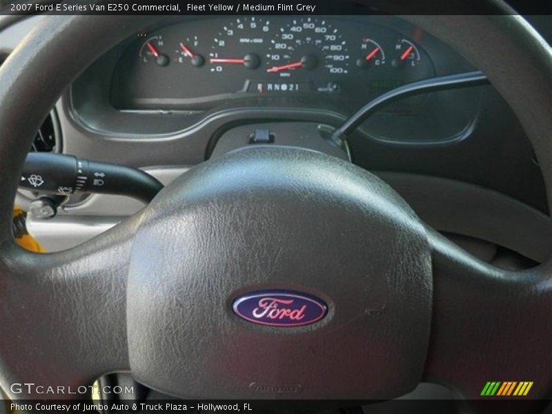 Fleet Yellow / Medium Flint Grey 2007 Ford E Series Van E250 Commercial