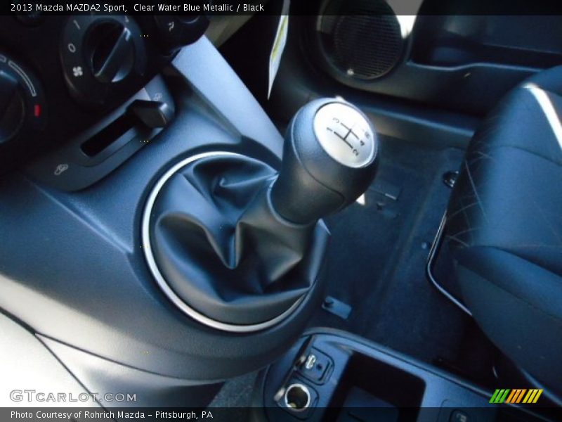 Clear Water Blue Metallic / Black 2013 Mazda MAZDA2 Sport