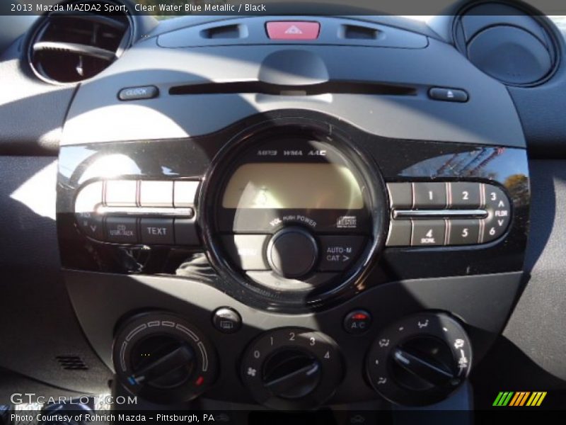 Clear Water Blue Metallic / Black 2013 Mazda MAZDA2 Sport