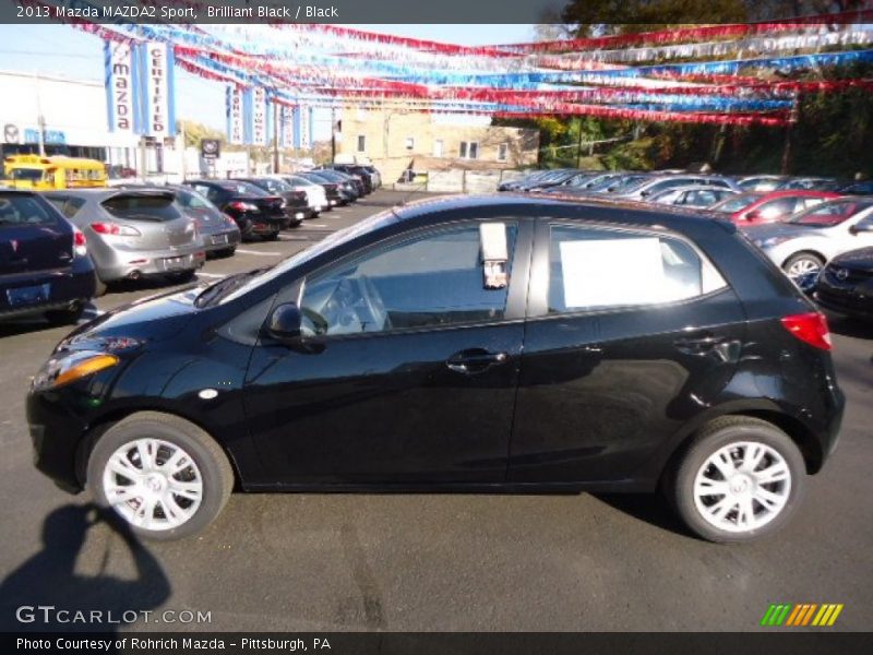 Brilliant Black / Black 2013 Mazda MAZDA2 Sport