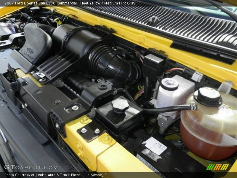 Fleet Yellow / Medium Flint Grey 2007 Ford E Series Van E250 Commercial