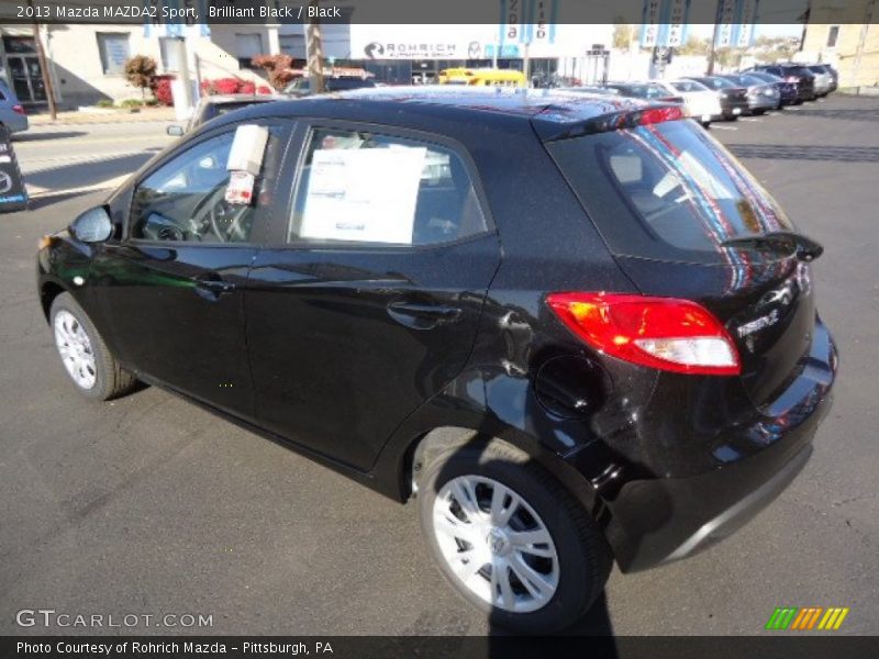 Brilliant Black / Black 2013 Mazda MAZDA2 Sport