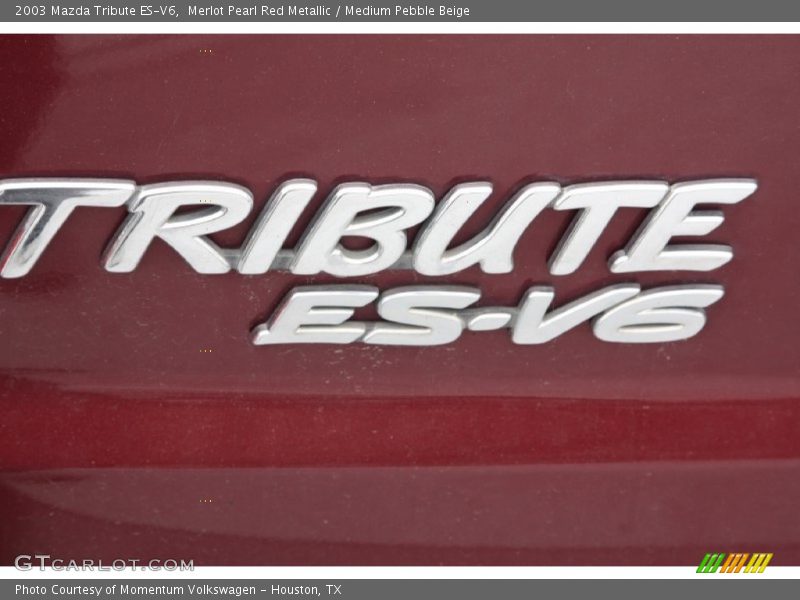 Merlot Pearl Red Metallic / Medium Pebble Beige 2003 Mazda Tribute ES-V6