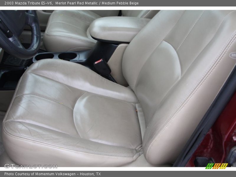 Merlot Pearl Red Metallic / Medium Pebble Beige 2003 Mazda Tribute ES-V6
