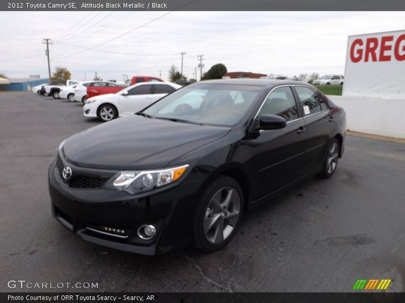 Attitude Black Metallic / Black 2012 Toyota Camry SE