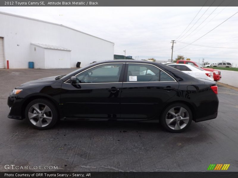 Attitude Black Metallic / Black 2012 Toyota Camry SE