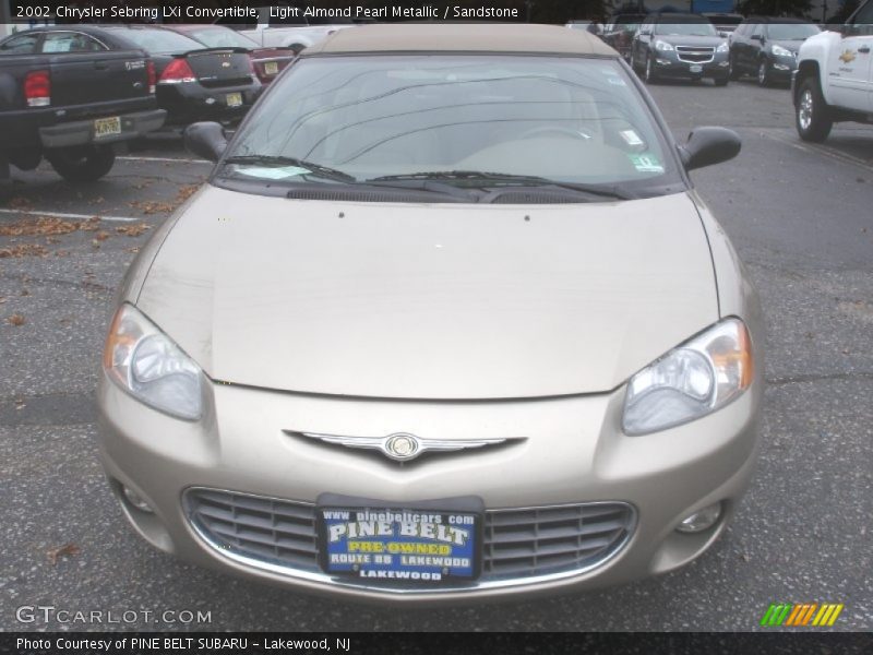 Light Almond Pearl Metallic / Sandstone 2002 Chrysler Sebring LXi Convertible