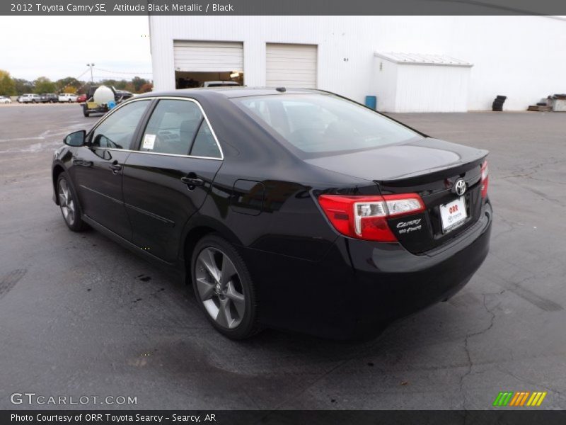 Attitude Black Metallic / Black 2012 Toyota Camry SE