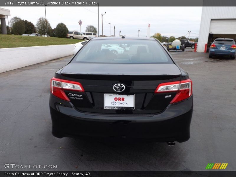 Attitude Black Metallic / Black 2012 Toyota Camry SE
