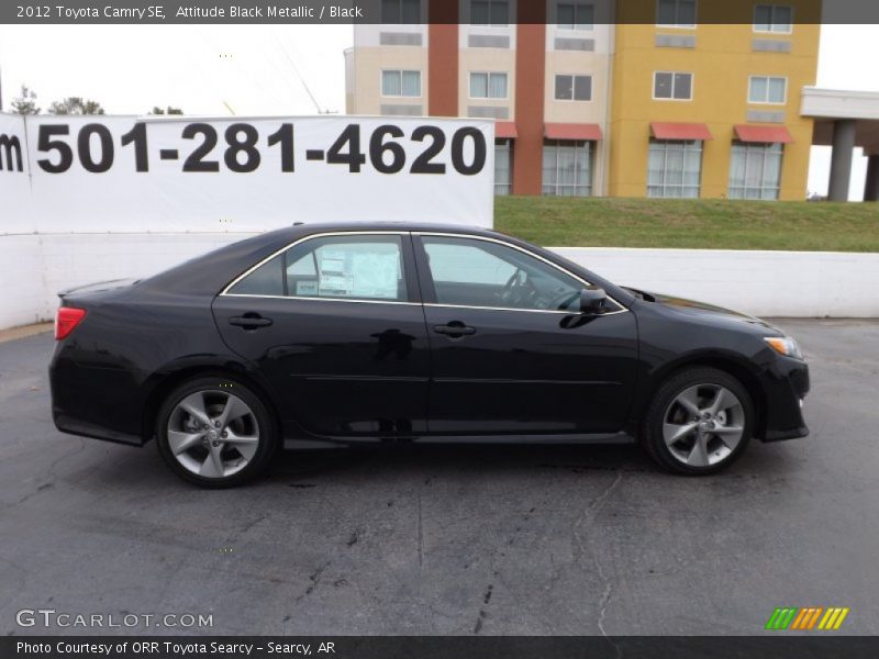 Attitude Black Metallic / Black 2012 Toyota Camry SE
