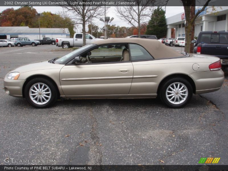  2002 Sebring LXi Convertible Light Almond Pearl Metallic