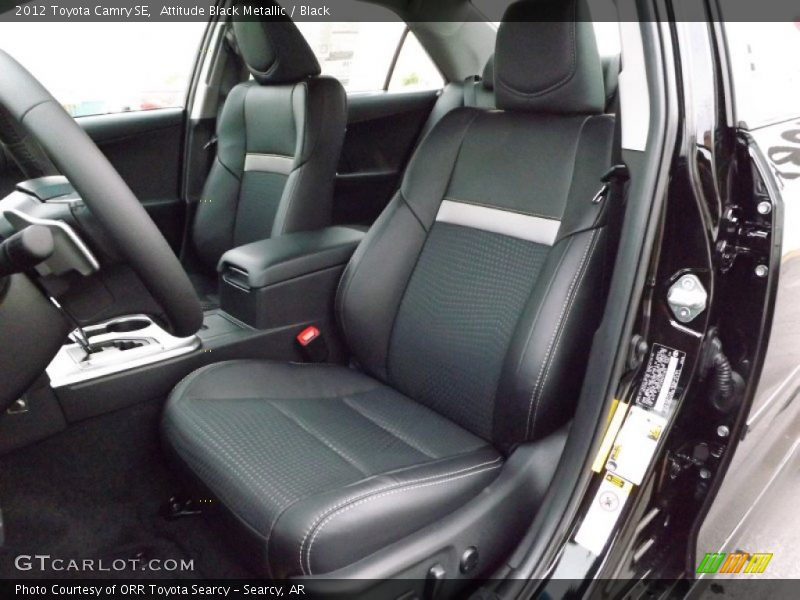 Attitude Black Metallic / Black 2012 Toyota Camry SE