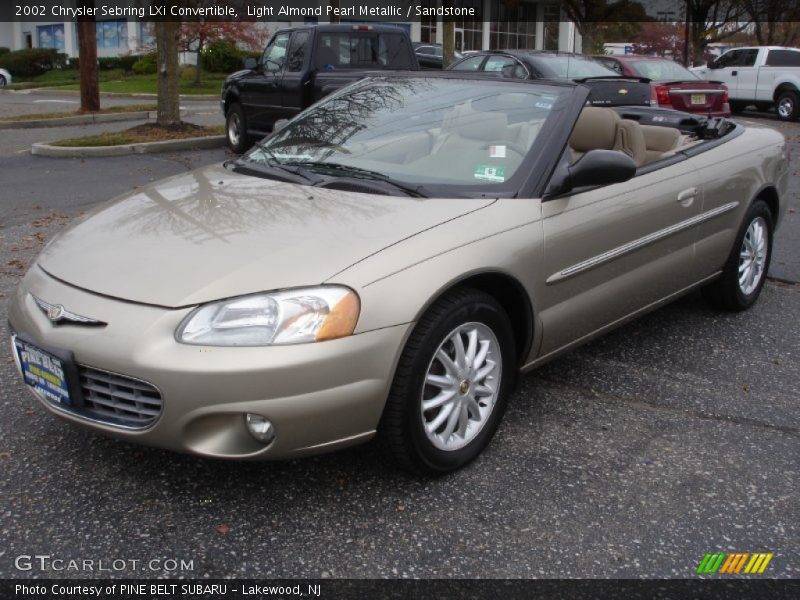 Light Almond Pearl Metallic / Sandstone 2002 Chrysler Sebring LXi Convertible