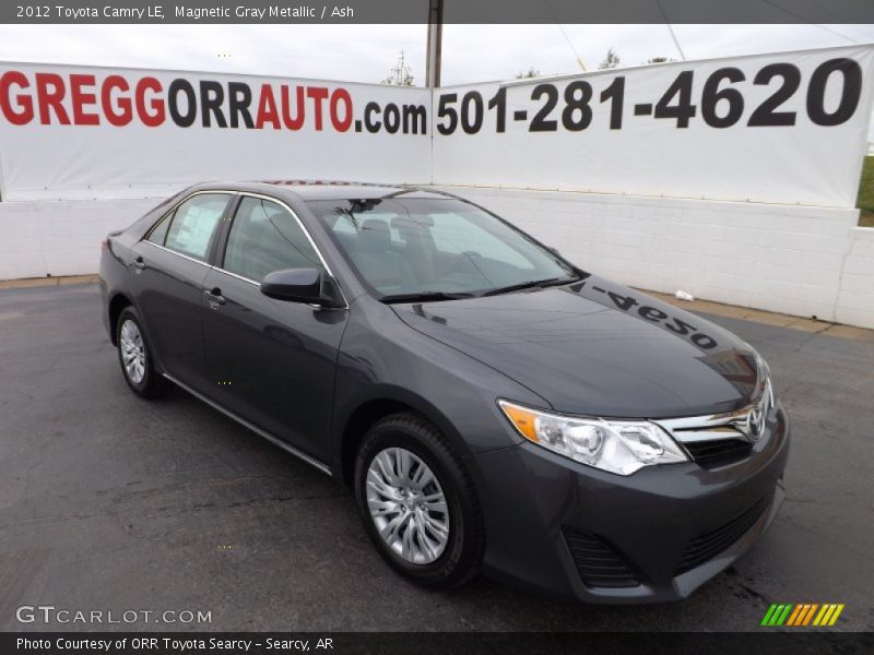 Magnetic Gray Metallic / Ash 2012 Toyota Camry LE