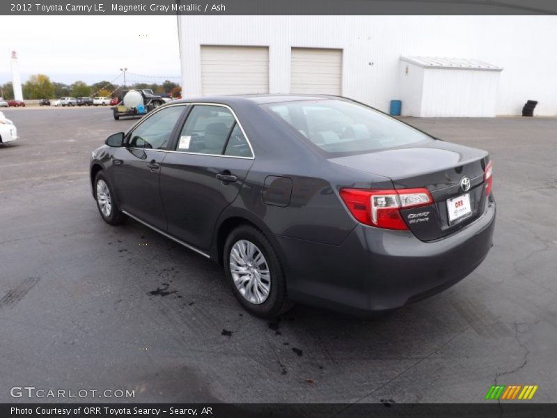 Magnetic Gray Metallic / Ash 2012 Toyota Camry LE