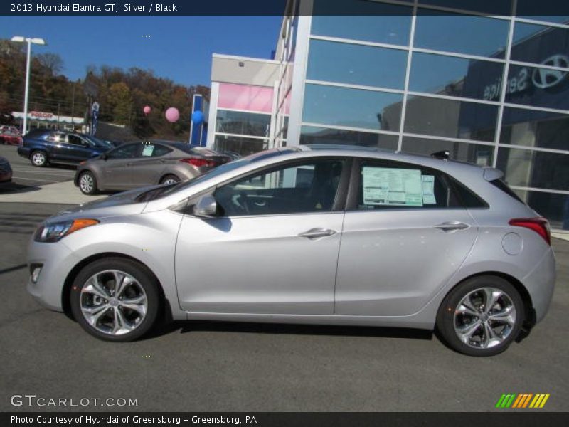 Silver / Black 2013 Hyundai Elantra GT