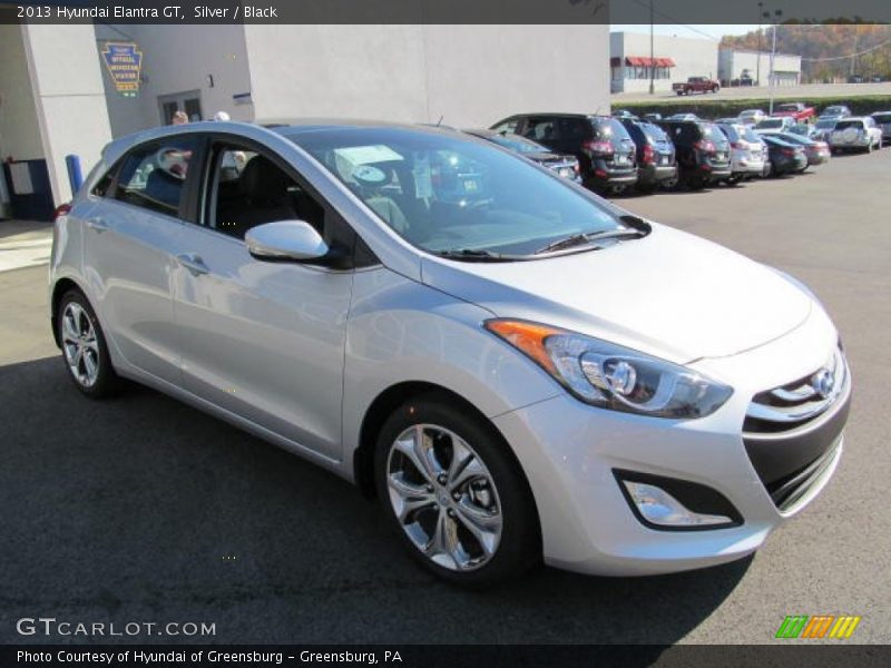 Silver / Black 2013 Hyundai Elantra GT