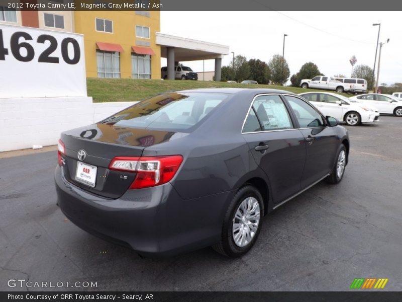 Magnetic Gray Metallic / Ash 2012 Toyota Camry LE