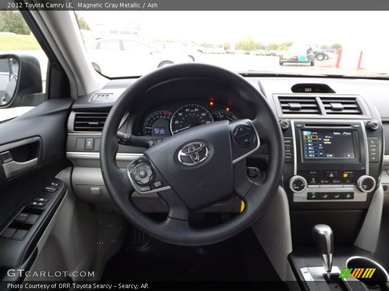 Magnetic Gray Metallic / Ash 2012 Toyota Camry LE