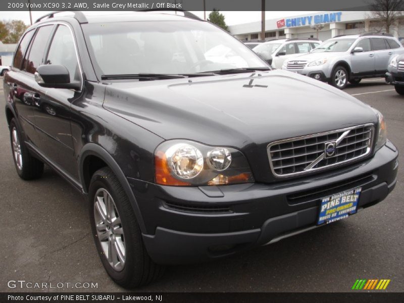 Savile Grey Metallic / Off Black 2009 Volvo XC90 3.2 AWD