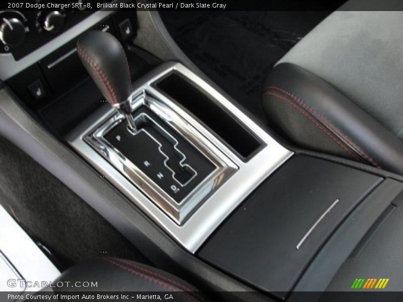 Brilliant Black Crystal Pearl / Dark Slate Gray 2007 Dodge Charger SRT-8