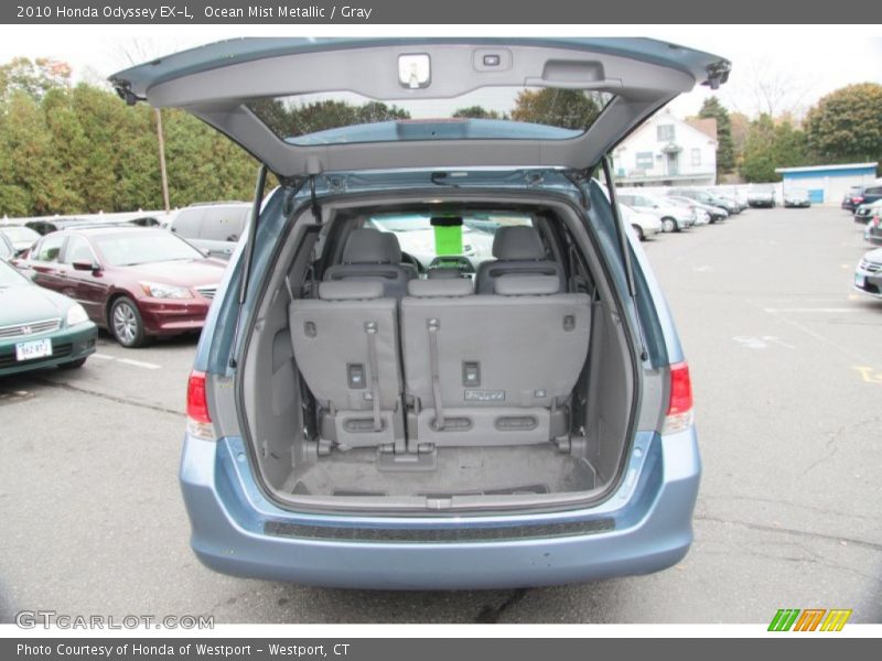Ocean Mist Metallic / Gray 2010 Honda Odyssey EX-L