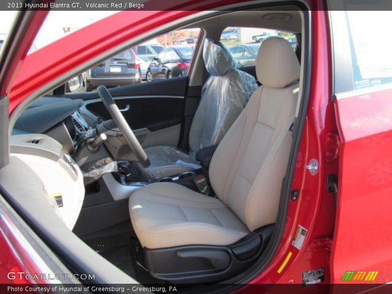 Volcanic Red / Beige 2013 Hyundai Elantra GT