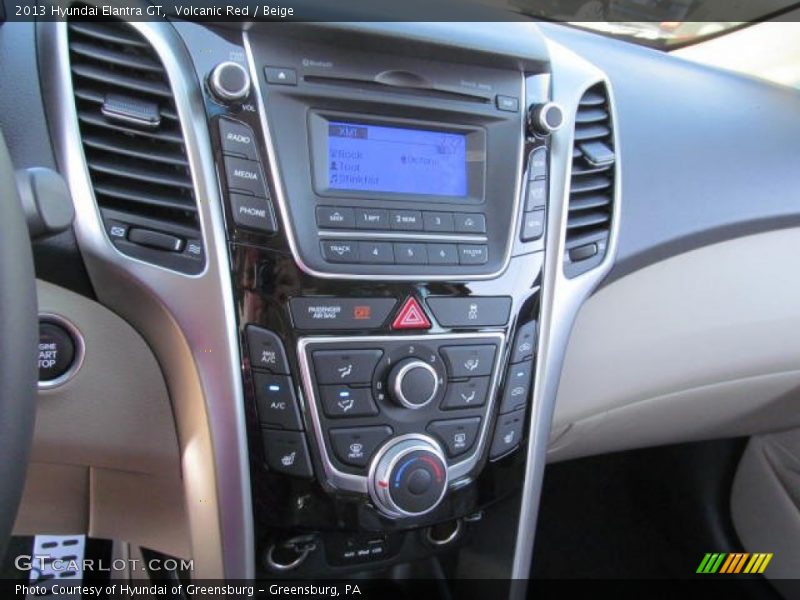 Volcanic Red / Beige 2013 Hyundai Elantra GT