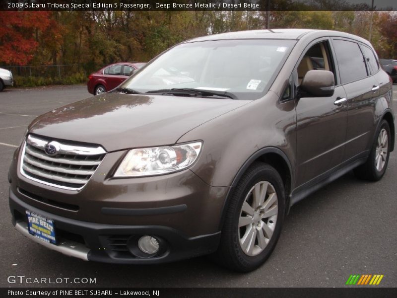 Deep Bronze Metallic / Desert Beige 2009 Subaru Tribeca Special Edition 5 Passenger