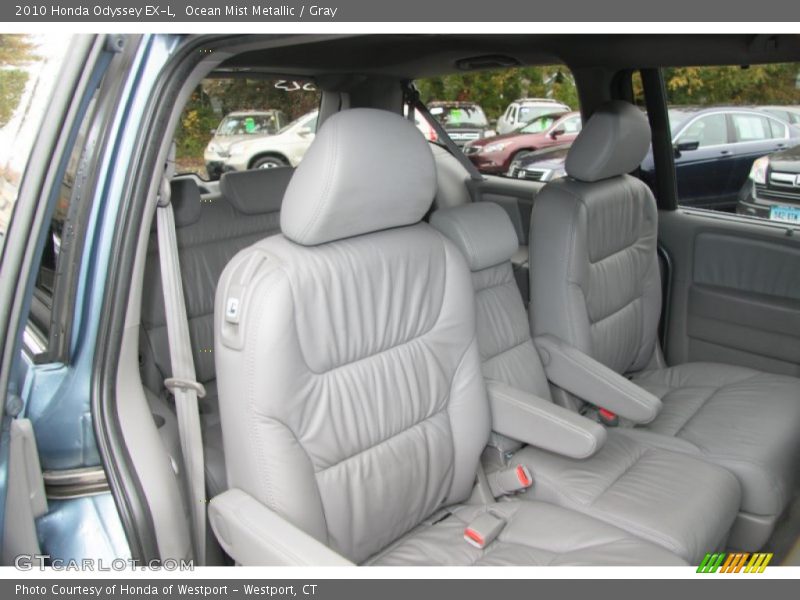 Ocean Mist Metallic / Gray 2010 Honda Odyssey EX-L