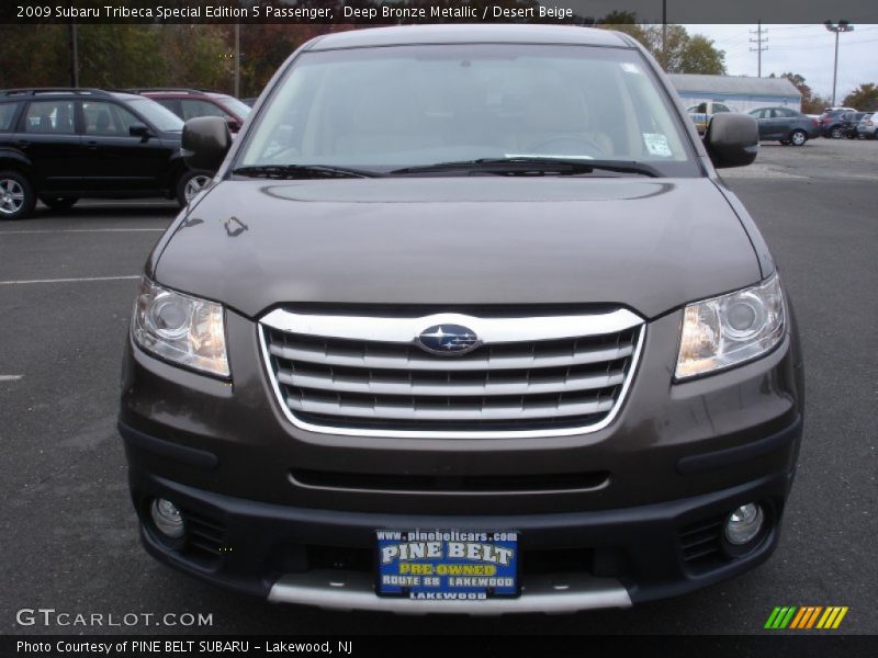 Deep Bronze Metallic / Desert Beige 2009 Subaru Tribeca Special Edition 5 Passenger