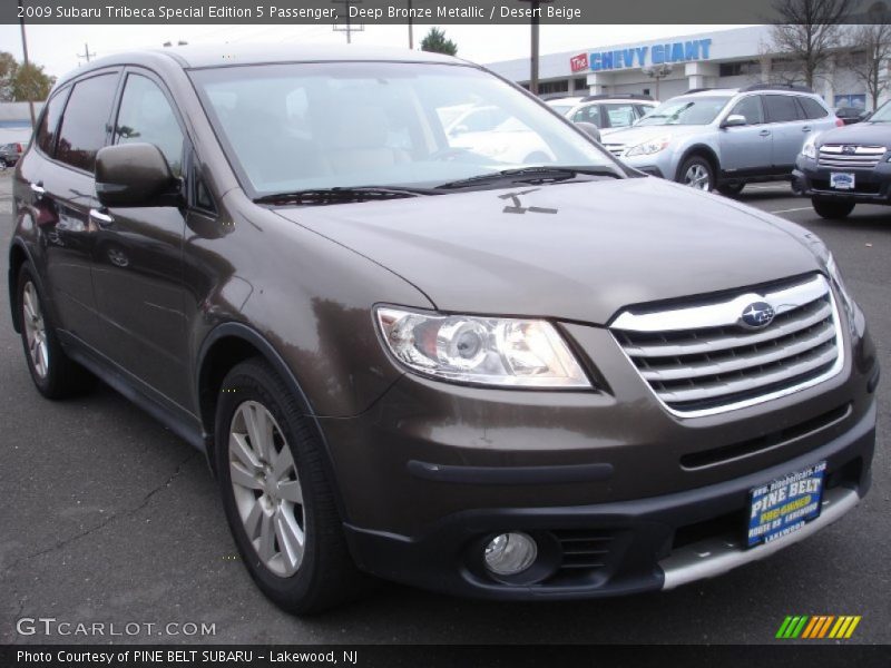 Deep Bronze Metallic / Desert Beige 2009 Subaru Tribeca Special Edition 5 Passenger