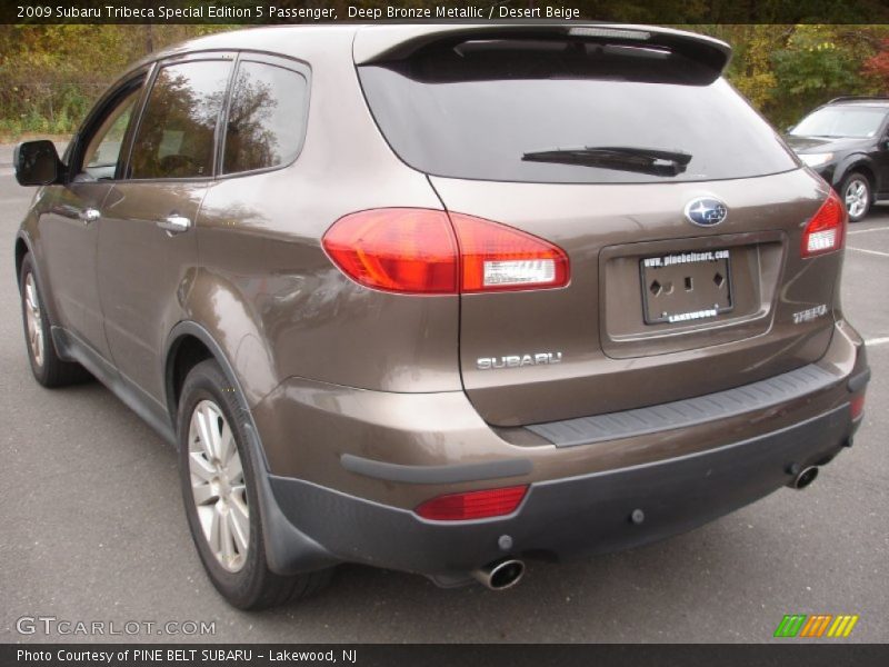 Deep Bronze Metallic / Desert Beige 2009 Subaru Tribeca Special Edition 5 Passenger