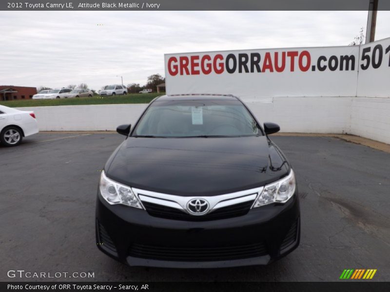 Attitude Black Metallic / Ivory 2012 Toyota Camry LE