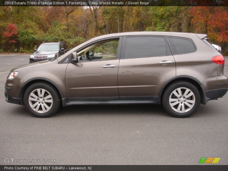 Deep Bronze Metallic / Desert Beige 2009 Subaru Tribeca Special Edition 5 Passenger