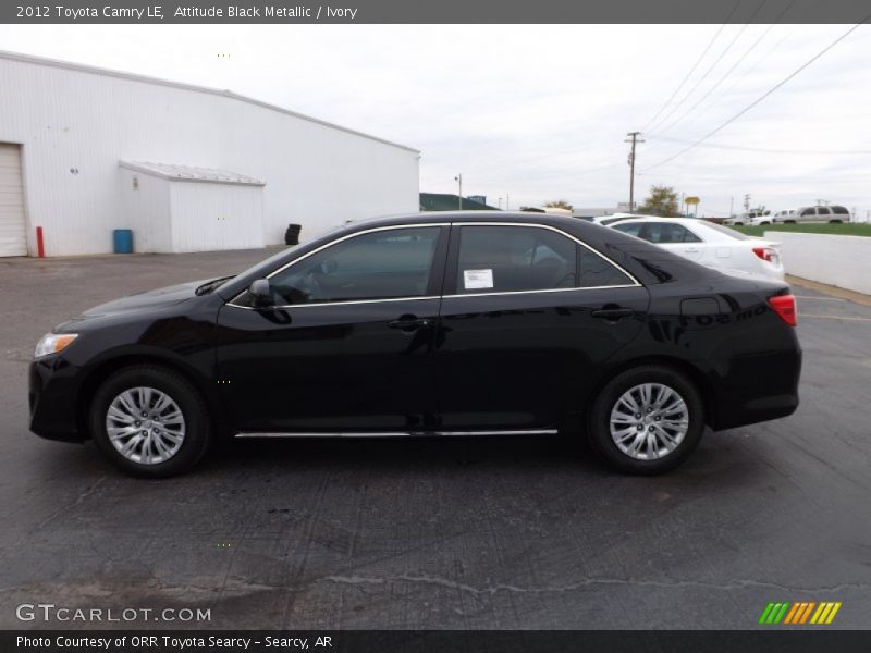 Attitude Black Metallic / Ivory 2012 Toyota Camry LE