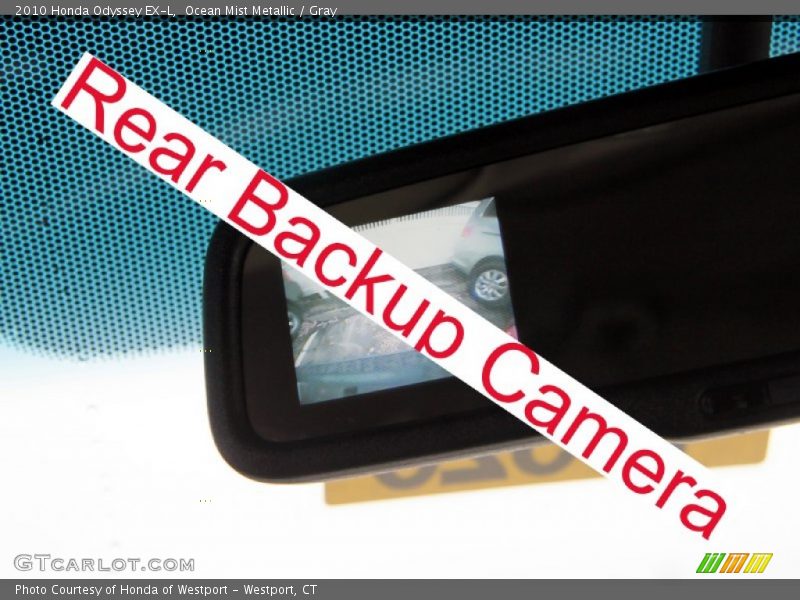 Ocean Mist Metallic / Gray 2010 Honda Odyssey EX-L