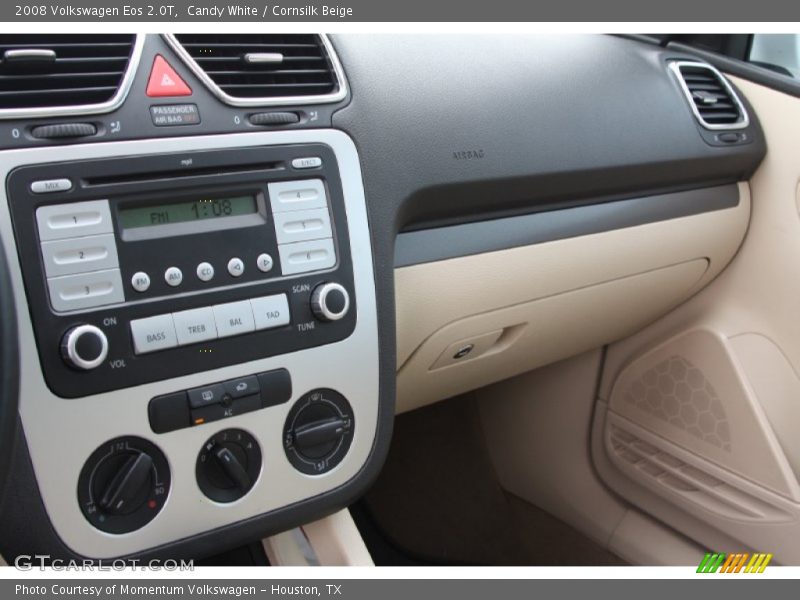 Candy White / Cornsilk Beige 2008 Volkswagen Eos 2.0T