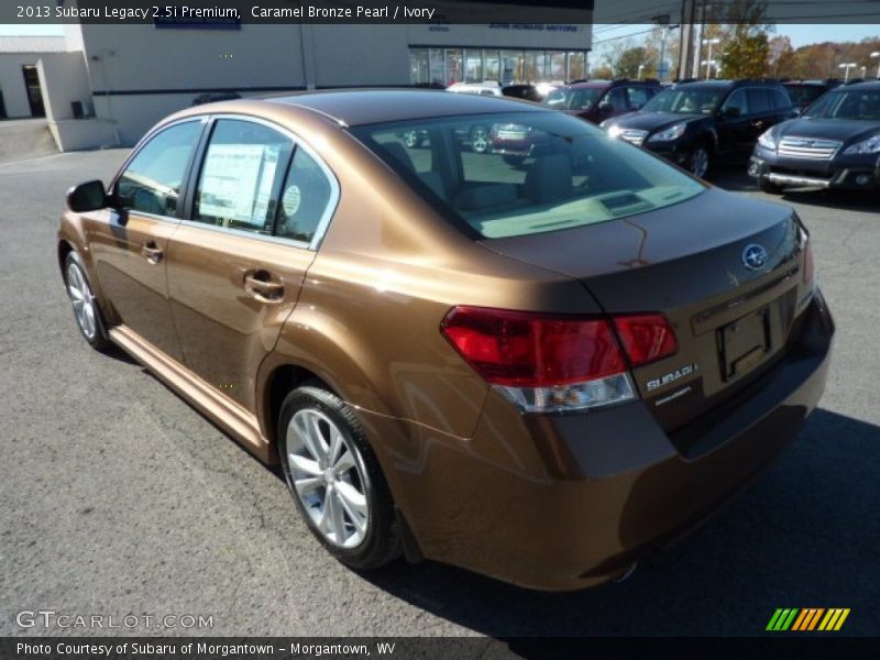 Caramel Bronze Pearl / Ivory 2013 Subaru Legacy 2.5i Premium