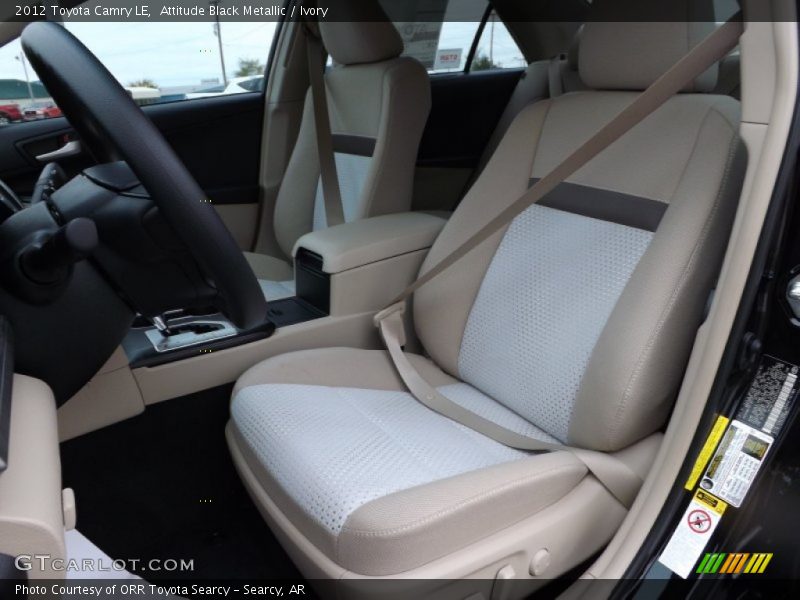 Attitude Black Metallic / Ivory 2012 Toyota Camry LE