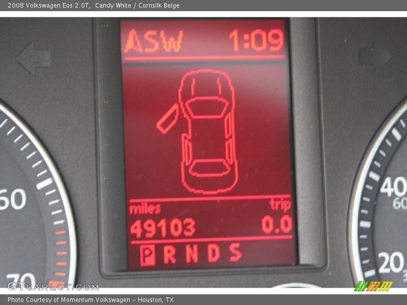 Candy White / Cornsilk Beige 2008 Volkswagen Eos 2.0T