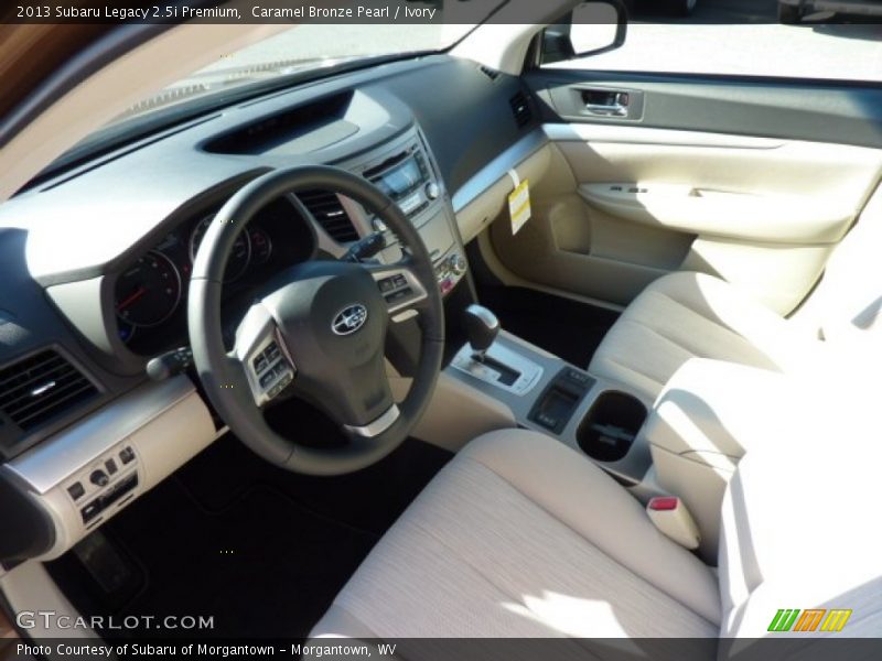 Caramel Bronze Pearl / Ivory 2013 Subaru Legacy 2.5i Premium