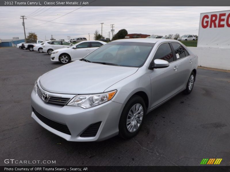 Classic Silver Metallic / Ash 2012 Toyota Camry L