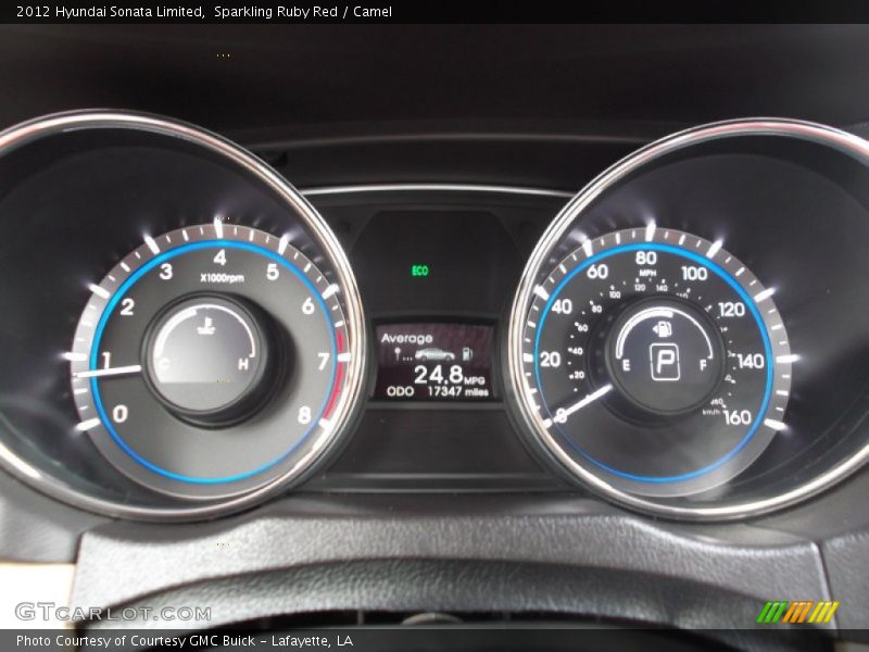 Sparkling Ruby Red / Camel 2012 Hyundai Sonata Limited