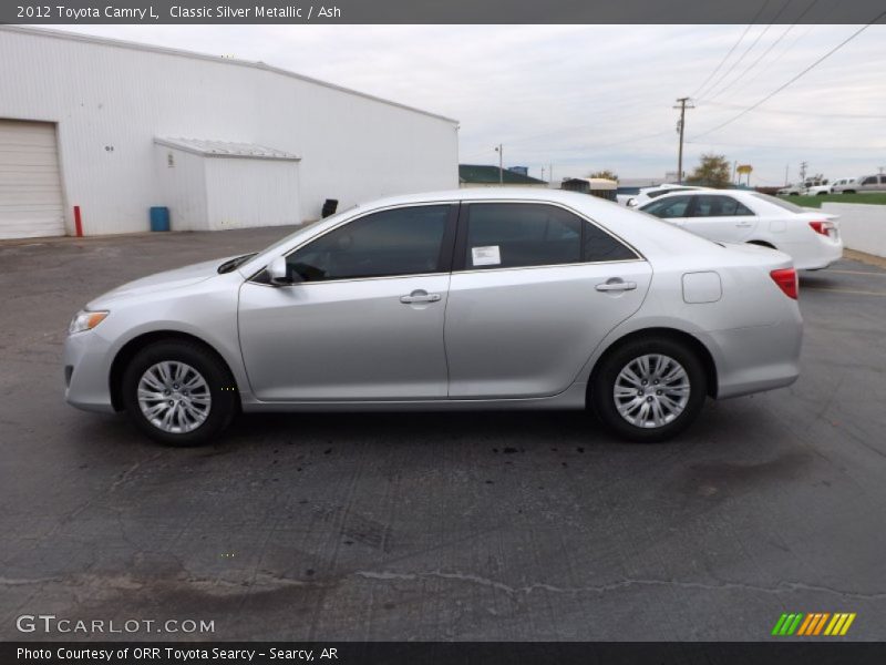 Classic Silver Metallic / Ash 2012 Toyota Camry L