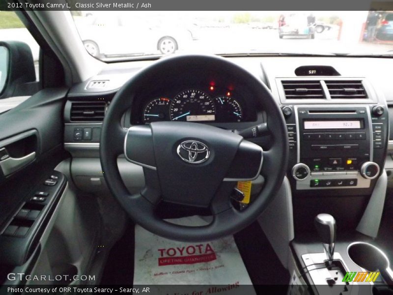 Classic Silver Metallic / Ash 2012 Toyota Camry L