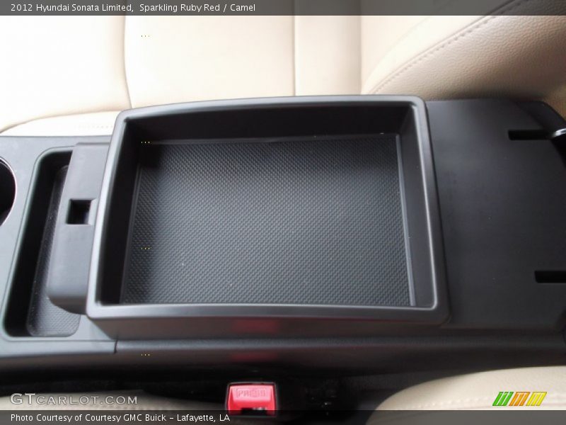 Sparkling Ruby Red / Camel 2012 Hyundai Sonata Limited