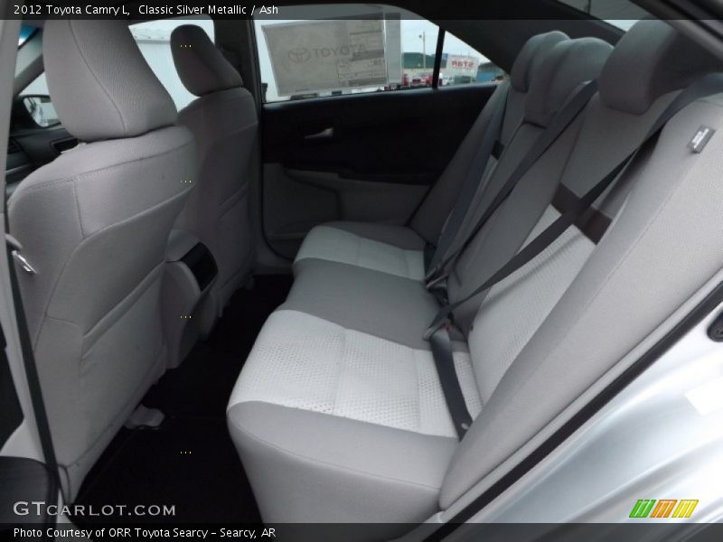 Classic Silver Metallic / Ash 2012 Toyota Camry L