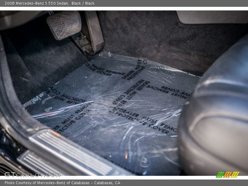 Black / Black 2008 Mercedes-Benz S 550 Sedan