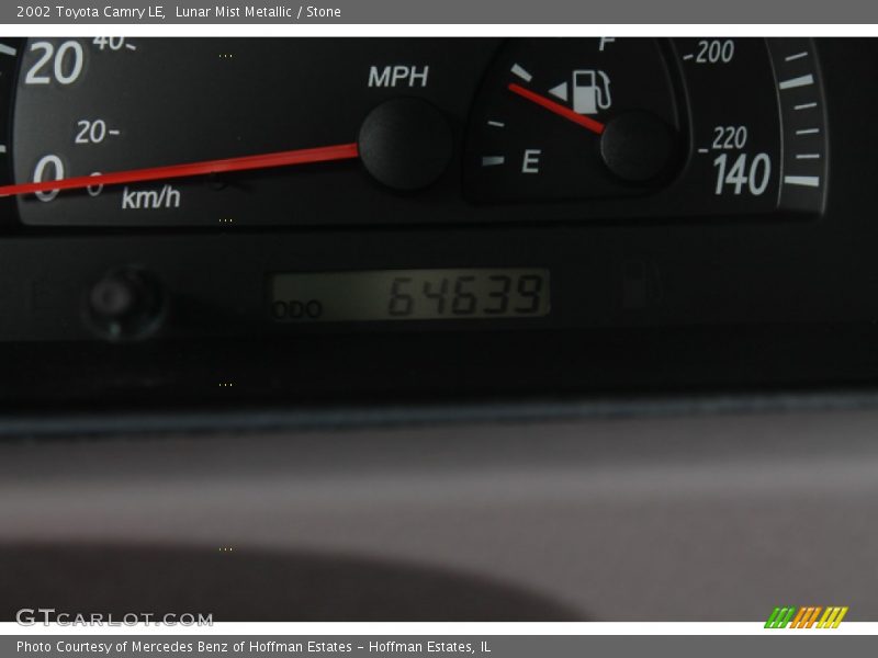 Lunar Mist Metallic / Stone 2002 Toyota Camry LE